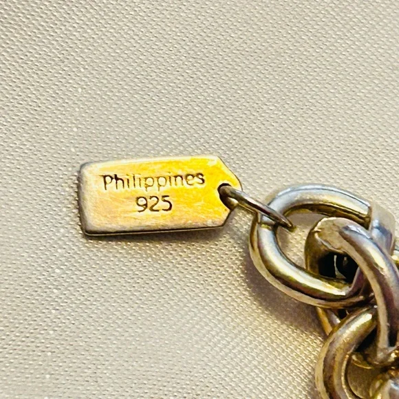 Coach 925 Sterling Silver Charm Bracelet - Picture 9 of 14